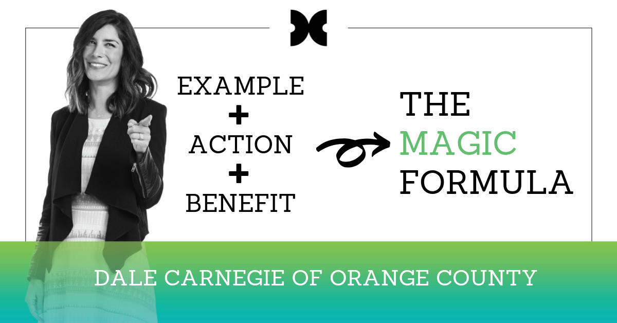 Dale Carnegie's Magic Formula